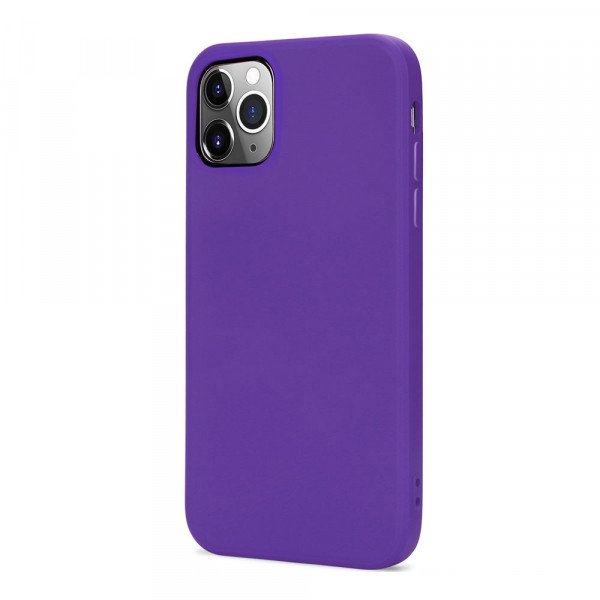 Wholesale Slim Pro Silicone Full Corner Protection Case for iPhone 12 / iPhone 12 Pro 6.1 inch (Purple)